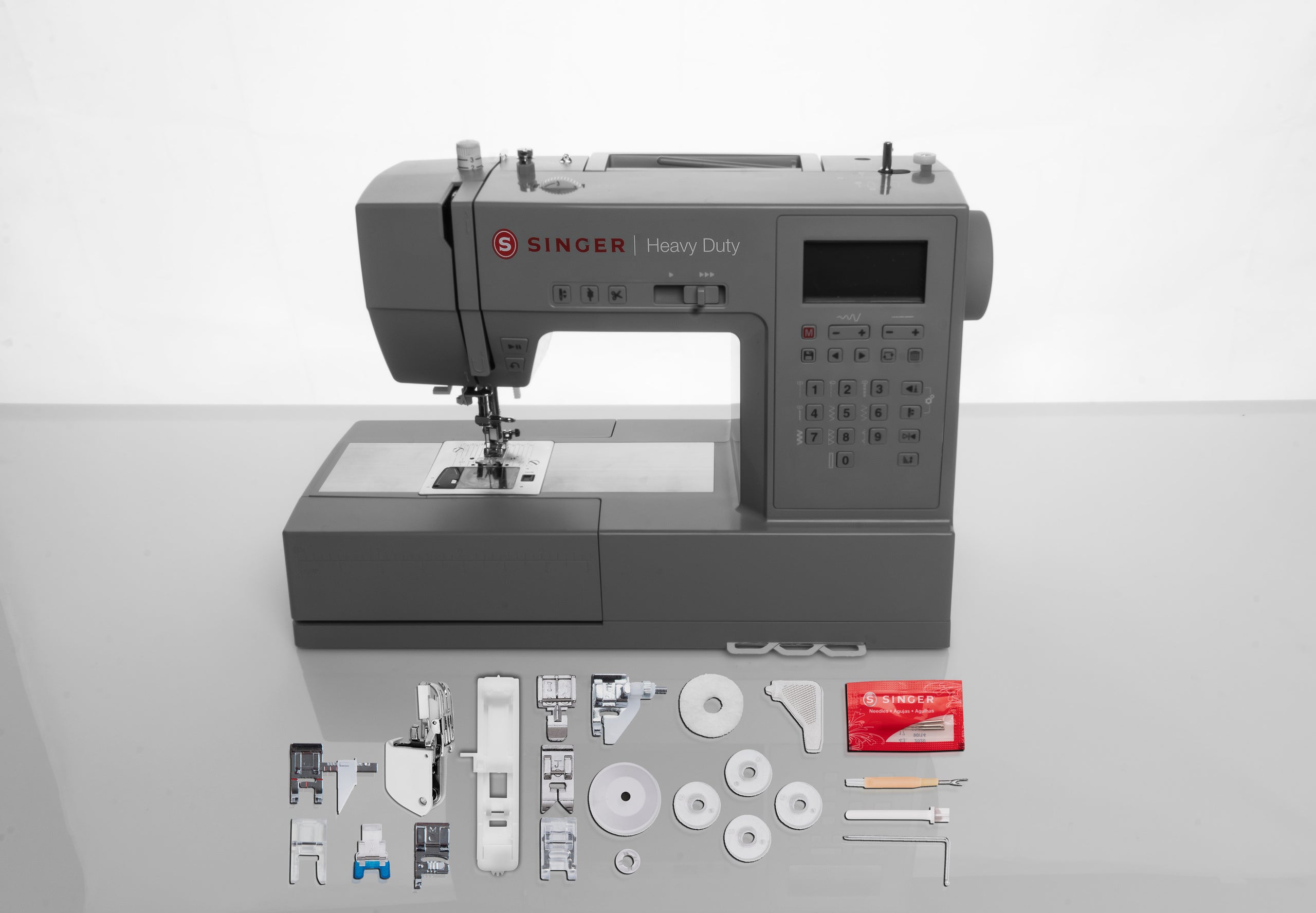 SINGER® Heavy Duty HD6705C Digital Sewing Machine Apple Patch Sewing